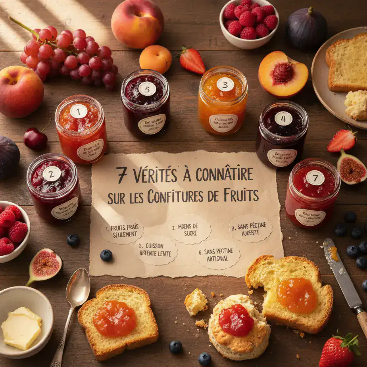 7 vérités à connaître sur les confitures de fruits