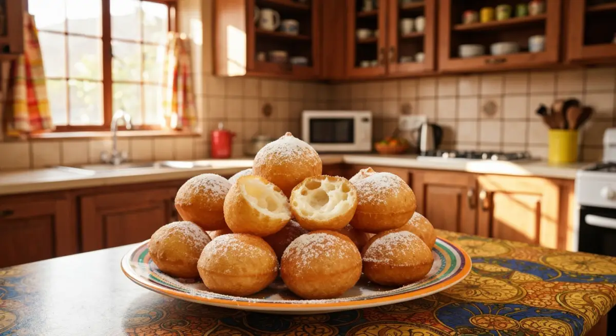 Mikate (puff puff) dores et croustillants