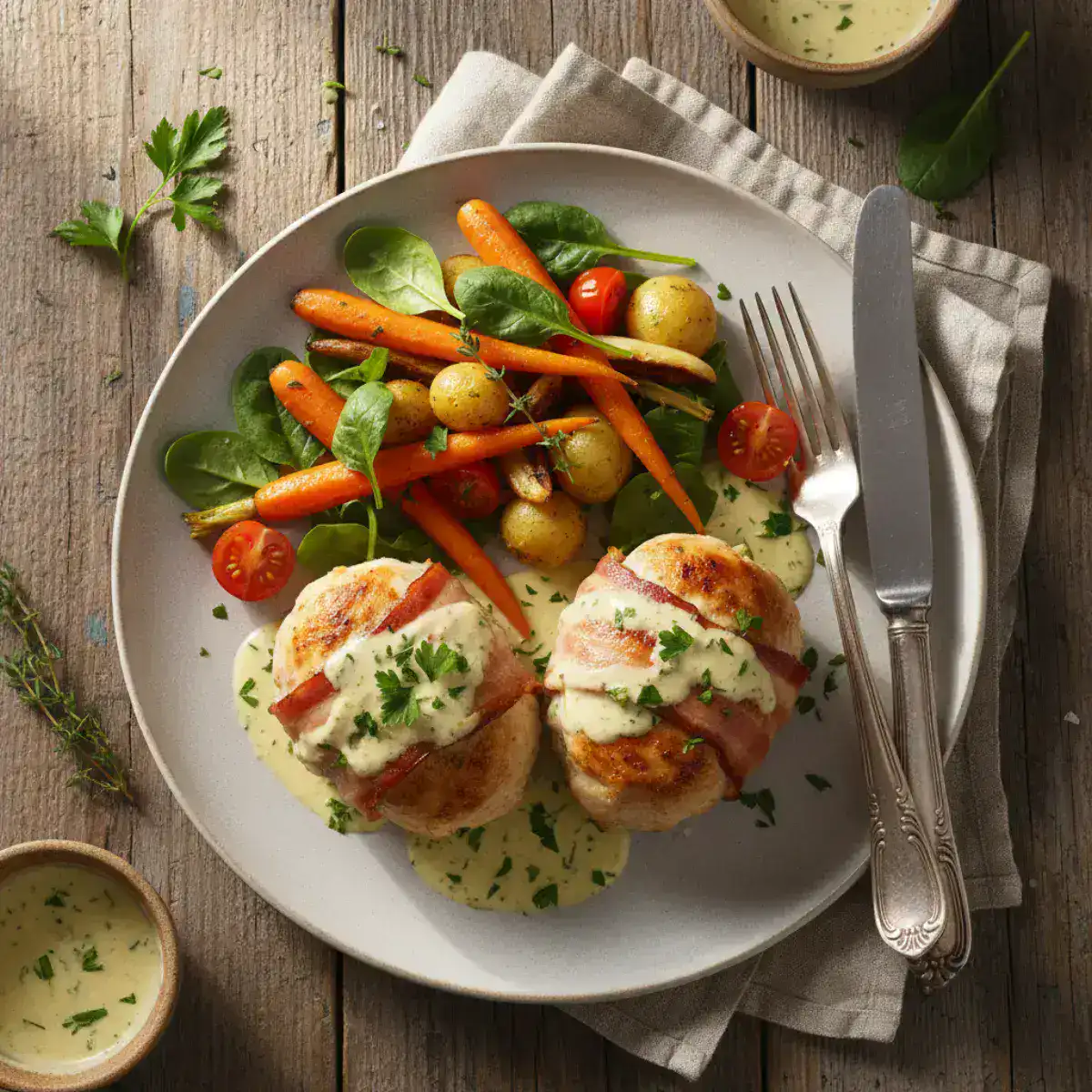 Paupiette de Poulet au Four : Recette Légère et Fondante (1h)