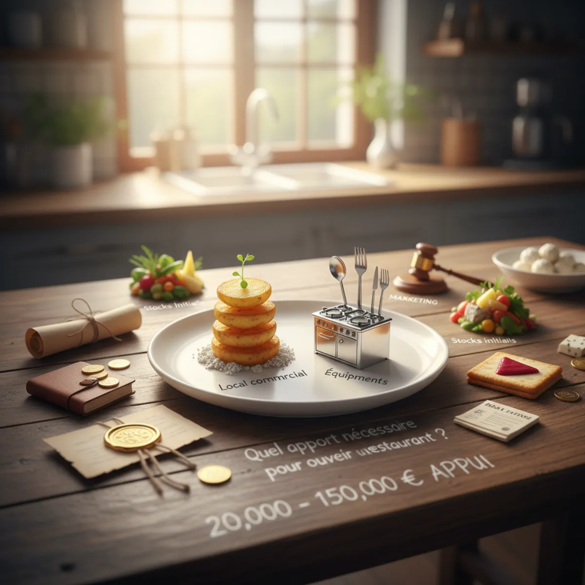 Quel apport nécessaire pour ouvrir un restaurant ?