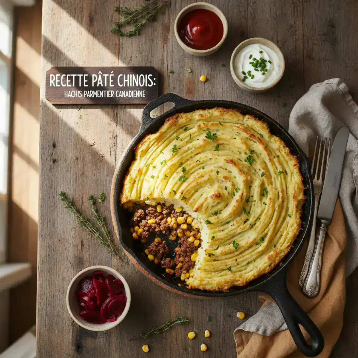 Recette Pâté Chinois : Hachis Parmentier Canadienne