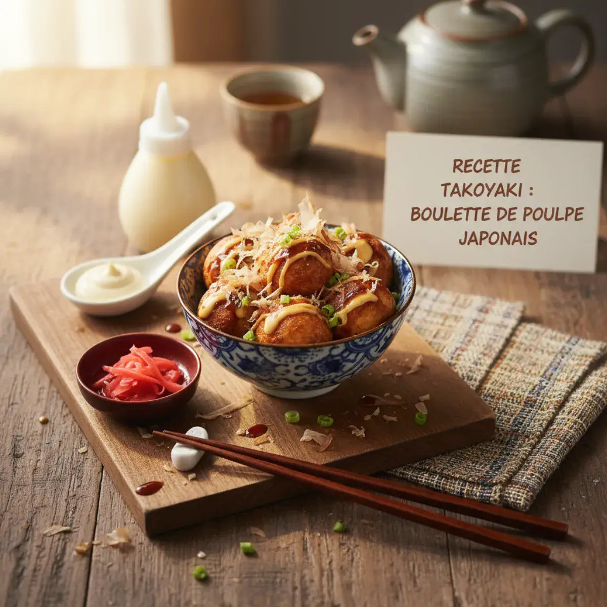 Recette Takoyaki : Boulette de Poulpe Japonais