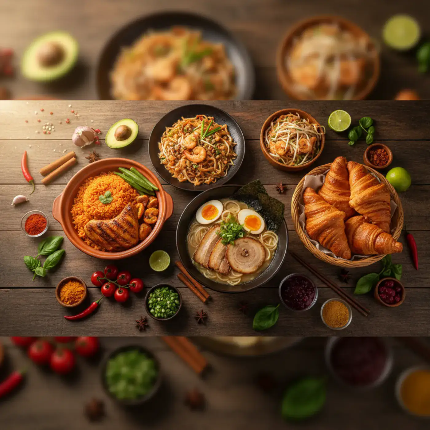 Cuisine du monde - recettes authentiques